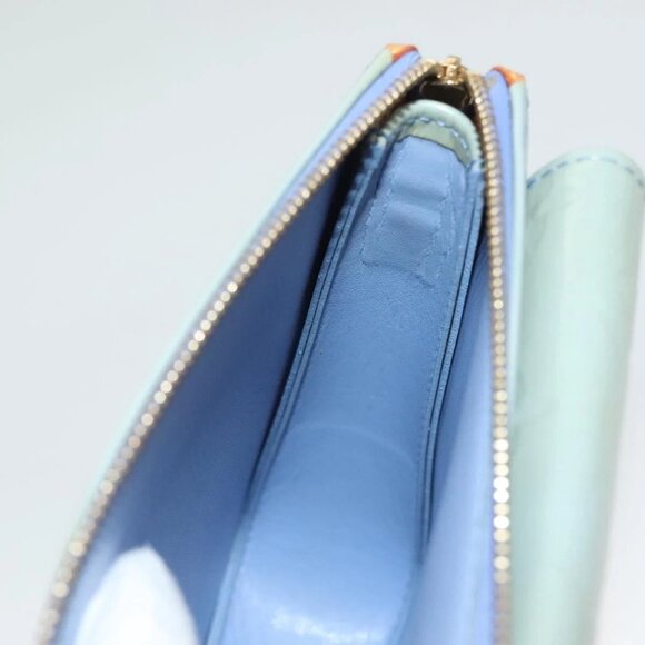 LOUIS VUITTON Monogram Vernis Motto Pouch Lavande M91224 LV Auth 134548 - Picture 14 of 16